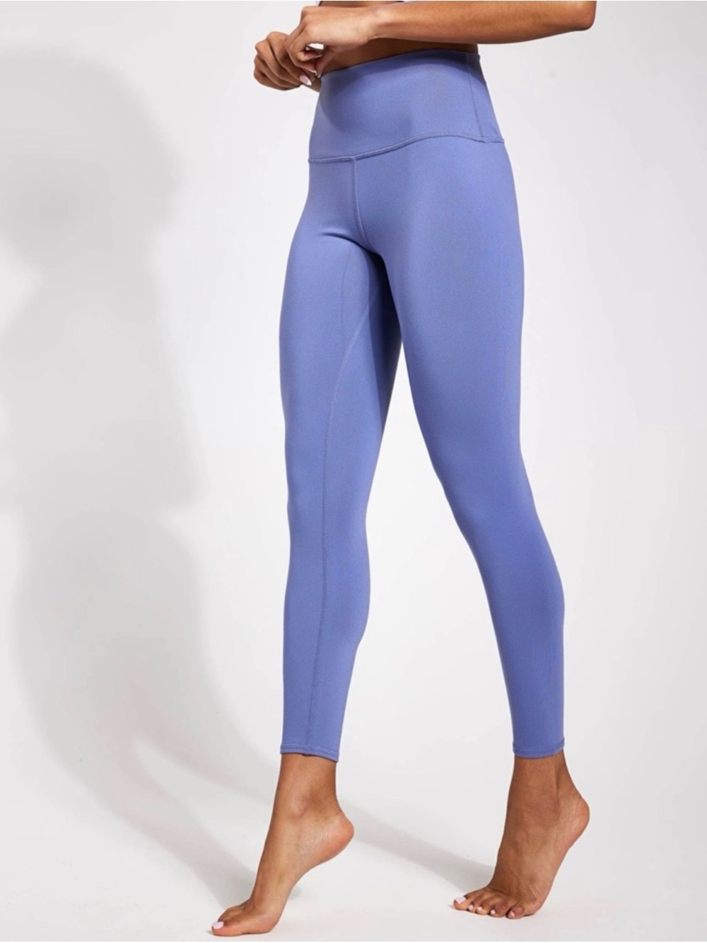 Alo yoga 7/8 airbrush High-Waist Lavender Blue Leggings